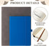SATINIOR 5 Pack A4 Notebooks, Large Journal, 360 Pages, Leather Softcover, 8.5'' x 11'' (Mixed Color)