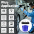 Qopaw 180ml (6oz) 50 125 Paint Spray Gun Disposable Cups System, Automotive Paint Mixing Kit with Lids & Liners, Micron