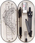 Honbay 8PCS Math Geometry Kit Set for Student, Engineering Drawing - Compass, Mechanical Pencil, Rulers, Protractor