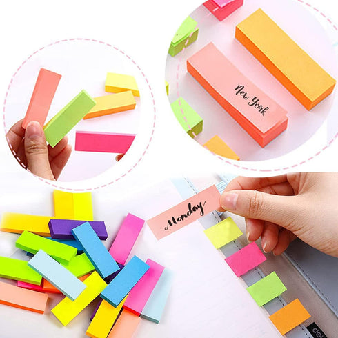 Sticky Notes, 1600 Sheets, 1 x 3 in Self Sticky Notes Pad, Colour Sticky Notes for Office Home School Meeting