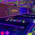 80ft 1440 12V 3 THECHAM Black Light Strip with Remote, LEDs, Flexible Blacklights for Glow Party, Adjust Brightness