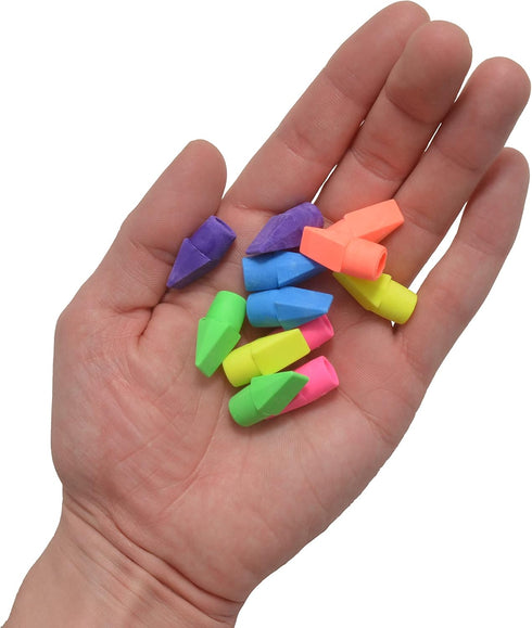 Westcott 14891 Pencil Eraser Toppers, Assorted, 12 Pack