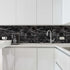 Abyssaly Black Marble Paper, Granite Wallpaper 15.7" X 118", Countertop Peel and Stick Self Adhesive