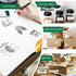 5 5 Rolls Thermal Printer Paper & Rolls Self-adhesive Stickers, White Printer Paper For Mini Sticker Receipt Printer
