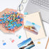 Ufmarine 120 Pcs Mini Binder Clips 15mm, Colored Small Binder Clips for Office