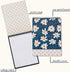 Steel Mill & Co Large Top Spiral Notebook, College Ruled, 11" x 8.5", Durable Hardcover, 160 Lined Pages, Leopard Daisy