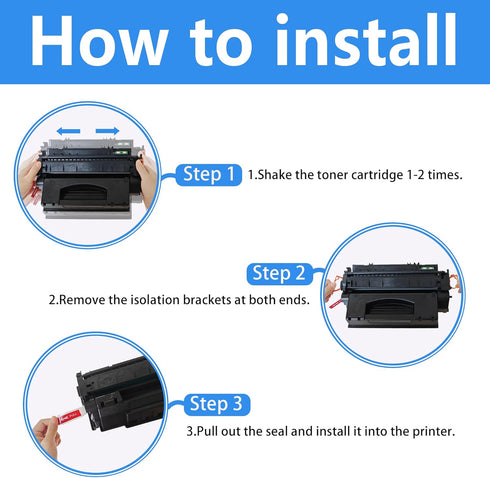 LCL Compatible Toner Cartridge Replacement for HP 49X Q5949X, 6000 Page, 1320 Series (1-Pack Black)
