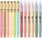Mr. Pen Aesthetic Gel Highlighters and Pens, 12 Pack, Pastel Colors, No Bleed for Bible Study