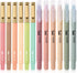 Mr. Pen Aesthetic Gel Highlighters and Pens, 12 Pack, Pastel Colors, No Bleed for Bible Study
