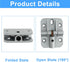 LifCratms 4 180 Pcs Adjustable Locking Hinges, Degree Folding Table Hinge, Zinc Alloy, Powder Coated