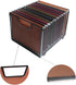 Metal File Baskets - Hanging File Folder Organizer, Letter Size, Black (1)