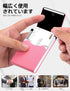 Padike Professional Business Card Holder, PU Leather Slim Case with Magnetic Shut (Pink)