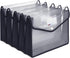 Plastic File Folders, Waterproof Transparent Expandable File Organizer, Large Capacity A4B4 Wallet, 5 Pack