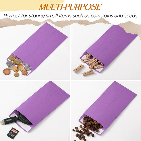Fulmoon 500 Pcs Cash Envelopes, 110 Gsm Christmas Money Envelopes, 3.5 x 6.5 Inch for Money Saving Challenge