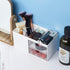 LETURE Office Desk Organizer with drawer, Office Supplies and Desk Accessories, Business Card/Pen/Pencil/Mobile Phone/Stationery Holder Storage Box (White) by LETURE