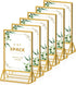 foltsyga 5x7 Gold Picture Frame Double -Sided Acrylic Sign Holder,Wedding Signs Table Numbers