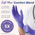 200 Supmedic Medical Soft Max Nitrile Disposable Gloves, Ct Latex-Free Powder-Free Chemo Rated Food Safe Cleaning Exam
