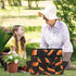 Shoblo 10 Carrots Garden Tool Bag Waterproof Gardening Tool Storage Bag with Handle & Pockets Gardening Tote Bag