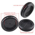 6 Pack Rubber Grommet, 2" Inside Diameter, 2-3/8" Drill Hole Firewall Plug for Wire Protection, Double Sided Round