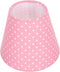 Angoily Creative Polka Dot Cloth Lampshade Cover Simple Round Fabric Light Cover
