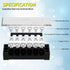 Joinfworld 35A Terminal Block, 6 Position Screw Terminal Strip with Cover & Pre-Insulated Terminal Jumper Block