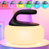 RGB Table Lamp, Cordless Rechargeable Portable Night Light, 6000mAh Battery Operated Dimmable LED Ambient Lighting