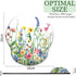 Flower Ergonomic Mouse Pad with Wrist Rest, Non-Slip PU Base, Cute Office Desk Decor, Gaming Mouse Pad with Wrist