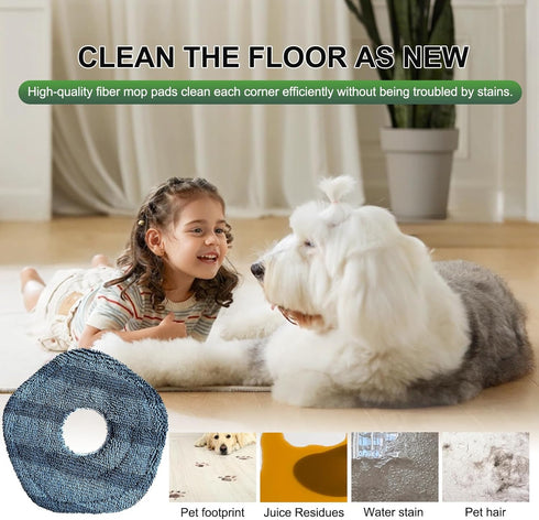12 Pack Replacement Mopping Pads for Anker Eufy X10 Pro Omni and Eufy X9 Pro Robot Vacuum, Vacuum Cleaner Accessories
