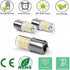 1156 Ba15s LED Light Bulb, 12V 24V, 3W, 6000K Daylight White, 1141 S8 Bayonet Socket, Pack of 2 for RV, Boat, Landscape