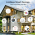 Smart Plug, Works with Alexa Only, Voice Control, Remote Control, Timer & Schedule (4 Pack)