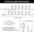 C9 66ft 100 C9 ZAIYW Christmas String Lights LED Strawberry Lights UL Plug String Lights Green Wire Waterproof