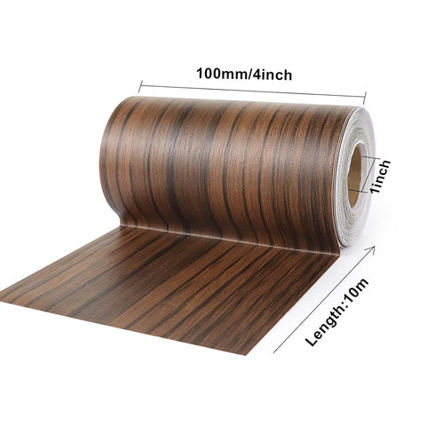 PACK 4inch 33ft,Self Projects,1 BOMEI Walnut Wood Grain Repair Tape X Adhesive Repair Patch for Furniture, Floors