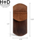 Hide & Drink Pocket Protector Pencil Pouch Pen Holder for Backpacks, Lab Coats, Office Essentials, Handmade Full Grain