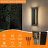 1 Pack 15.7'' 3000K, tewei LED Outdoor Wall Lights, Modern Outdoor Indoor Wall Sconce Large Exterior Lighting Fixtures