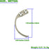 Portable Stainless Steel Supermarket Tool Accessories(2 PCS)
