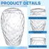 1 Set 9.25" 5.9" E26 Hammer Teenyyou Oval Glass Lamp Shade High x Diameter Glass Pendant Light Fixtures Lampshade