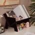 Fox Claw 13.6") Wood Bookcase in Living Room/Home/Office, Desktop Book Shelf Organizer Bookshelves Storage Rack