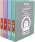 BAZIC 3 Ring Binder, 1" Economy View Binders Organizer, Pastel Color, Holds 175 Sheets, 4-Count