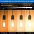 HESSION Vintage LED Edison Bulb, 40W Equivalent, 6-Pack Dimmable, 400LM Warm White 2700K, E26 Clear Glass