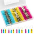 160 PCS Heat Shrink Wire Connectors, 22-10 AWG Waterproof Ring Terminals for Marine Automotive
