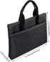 enyuwlcm Oxford Document Bag with Handle, Meeting Office School Organizer Handbag Briefcase for Paper Files, 1 Pack