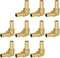 Supply Giant QYMO0038-10 PEX 90 Degree Elbow Barb Pipe Fitting, 3/8 Inch, Brass