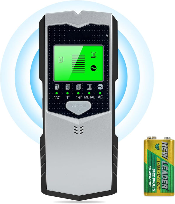 Relahous Stud Finder Wall Scanner, 5 in 1 Multifunctional Wall Detector Scanner with