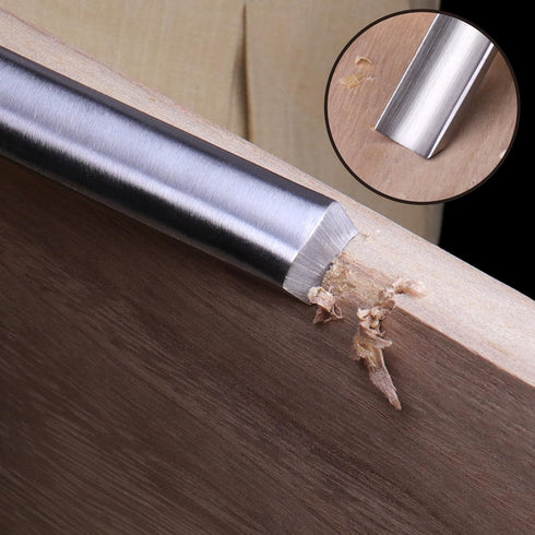 1"(25mm) Wood Chisel for Woodworking, Semicircle Edge CR-V Steel DIY Carpentry Gouge Tools