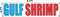 SuperSigns 2x8 Gulf Shrimp Banner Sign 24x96 for Shop Business Front Restaurant Fish