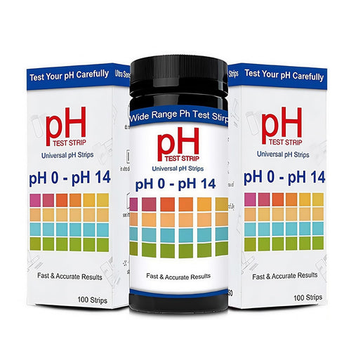 AHHKZT 0-14 100pcs pH Test Strips Universal PH Test Strips, pH Strips for Urine and Saliva Testing, Litmus Paper PH