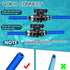 Boltigen 5Pack Pneumatic Push to Connect Ball Valve, 1/4”ODx 1/4“OD Quick Connect Air Control Fittings
