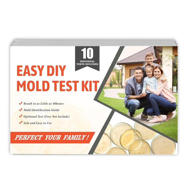 Revanak Mold Testing Kit for Home Air Quality - Test 10 Room, DIY