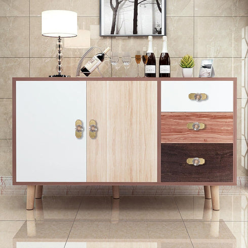 PILYON 2 Pack Kitchen Cabinet Knobs Crystal Handle Gold Zinc Alloy Bedside Table Handle Wardrobe Cabinet Drawer Knob