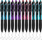 MyLifeUNIT Gel Pens, Black Fine Point Gel Pen for Super Smooth Writing, 0.5mm Retractable Pens with Quick-Drying Ink,